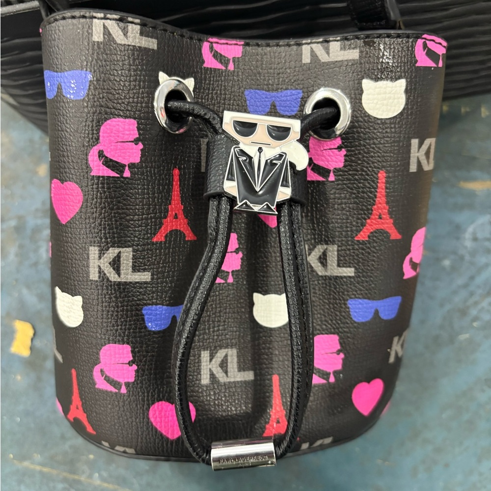 Karl Lagerfeld Maybelle Crossbody bucket bag